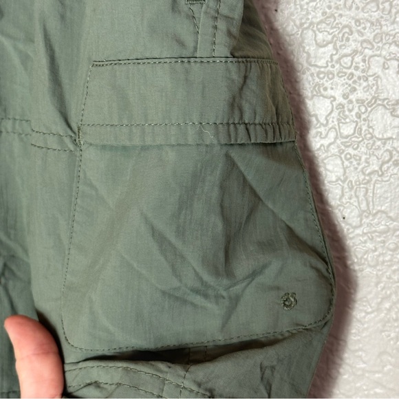 COLUMBIA olive green active shorts medium waterproof cargo - Picture 4 of 7